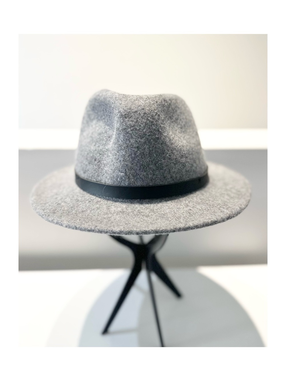Joe Fresh Gray Wool Fedora with Black Band